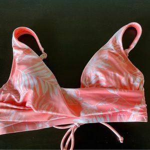 George pink floral underwire bikini